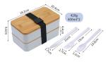 Bamboo Lunch Containers view 2