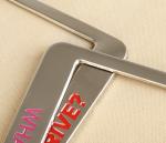 Stainless License Plate Frame view 2