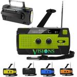Solar Hand Crank Radio Flashlight view 1