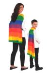 Rainbow Stripes Costume Cape view 1