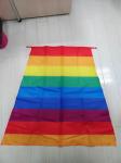 Rainbow Stripes Costume Cape view 2