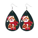 Pu Leather Earrings Pair Jewelry view 3