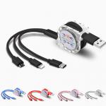 3-in-1 Retractable Charging Cord For Phone And Ipad view 1