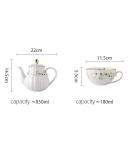 Teapot With Cup And Saucer Set view 4