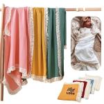 Baby Muslin Swaddle Blanket view 1